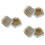 6Pièces Support Fixation Fleurs Forte Tenue Pour Décor 5