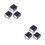 6Pièces Relais Clignotant Noir Pour Protection Smd Stable 4