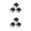 6Pièces Relais Clignotant Noir Pour Protection Smd Stable 5