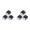 6Pièces Relais Clignotant Noir Pour Protection Smd Stable 8