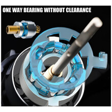 SAMOLLA Fishing Reel  Reels 1000S 6+1BB Max Drag 8KG  Reel Long Throw Water Saltwater Water-Proof Spool Raso