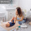 Fond Photo Bébé En Similicuir Khaki - 5