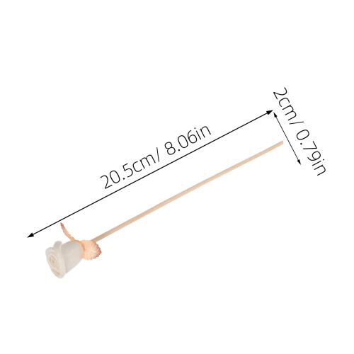 20Pièces Bâtons Rose Rattan Pour Diffuseur Arôme, Bois 1