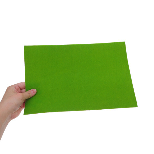 5Pcs Light Green Artificial Grass Mats for Crafts Realistic Nylon Turf 2