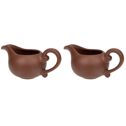 2Pièces Petite Cruche À Crème En Céramique 1