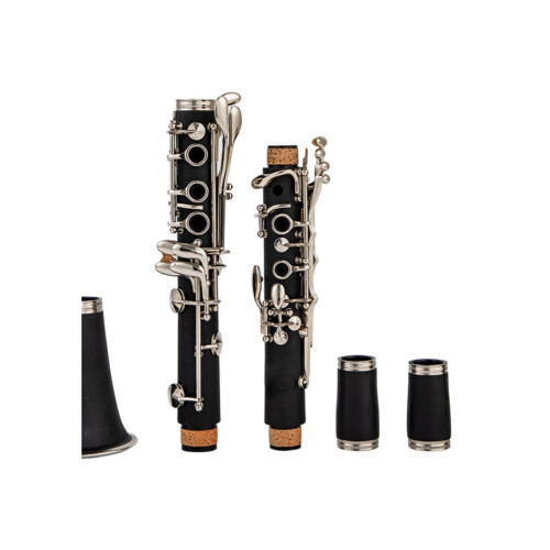 Professional Bb Clarinet B Flat 17 Keys Nickel Plated Clear Tone for Beginners and Students 2
