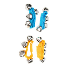 Wrist Bells 4Pcs Jingle Bell Bracelets Bright Sound for Dance Performance and Christmas Party