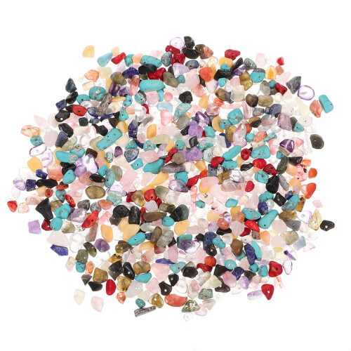 4Boxes Smooth Irregular Chip Stone Beads for DIY Necklace and Bracelet 2