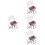 4Boxes Smooth Irregular Chip Stone Beads for DIY Necklace and Bracelet 7