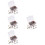 4Boxes Smooth Irregular Chip Stone Beads for DIY Necklace and Bracelet 8