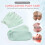 4Pièces Spa Et En Gel Vert Hydratation Intense 4