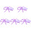 5Pièces Plateau Fruit Violet Design Halloween 2