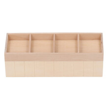 Dollhouse 1:12 Scale Fruit & Veg Stand Miniature Display Birch Wood DIY Kit