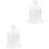 2Ensembles Verre Base Pour Fleurs Mini Paysages 4