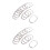 24Pcs Silver Gliding Curtain Rings Heavy Duty Rustproof Shower Hooks 1