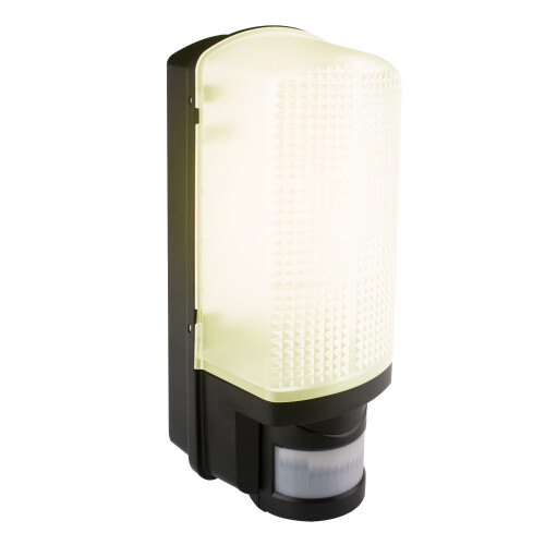 Bright Source 7w 3CCT LED Security Bulkhead - PIR - Black - Twin Pack 1