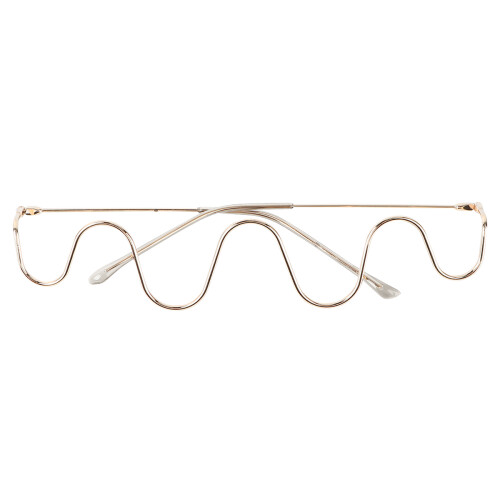 3St Grappige Gouden Brillenframes Glazen Outdoor Props 1