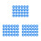 72Pièces Joint Bouteille Silicone Bleu Usage 1