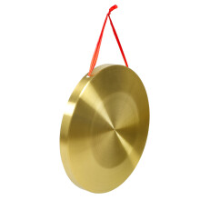 Handheld Copper Gong with Mallet, Durable Copper Build, Clear Loud Sound for Events and Practice