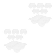 12Pièces Range-Œufs Transparent PVC Pour Présentation
