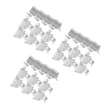150Pièces Clips Métalliques Pour Étagères, Support Argenté