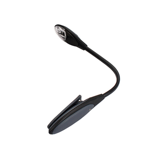 Lampe LED Grise Ajustable Pour Lecture Et Activités Extérieures