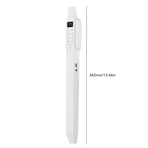Mini Digital Wind Instrument with Bluetooth App, 10 Tones, Headphone Compatible, White 1