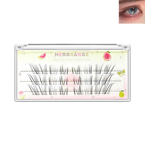 (3 ROWS) Reusable Black Fake Lashes for Daily Use 2