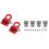 2 Set RC Car Part: 1 Set Climbing Trailer Tow Hook Hooks Buckle & 1 Set Adjustable  Bracket Extender 2