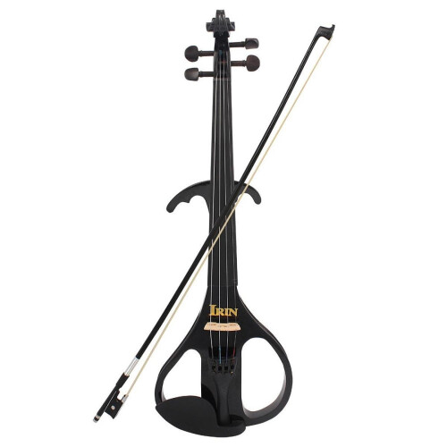 Electric Violin Set 4/4 Full Size Silent Practice Mode Starter Kit with Case for Beginners 2