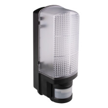 Bright Source 7w 3CCT LED Security Bulkhead - PIR - Black - Twin Pack