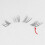 (3 ROWS) Reusable Black Fake Lashes for Daily Use 7