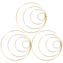 3 Sets Dream Catcher Materials Iron Rings Diy Crafts