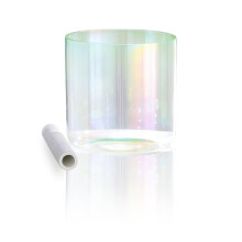7 Inch Crystal Singing Bowl with Mallet and Cushion for Meditation Yoga Sound Therapy