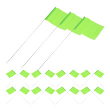 50Pcs Lightweight Lawn Flag Markers Steel Wire Polyester Outdoor