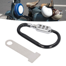 Aluminum Alloy Helmet Safety Lock for Indian Dirt Bike & Vespa