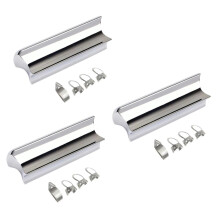 Stainless Steel Guitar Slide Set, 15pcs for Electric Guitar, Smooth Tone Finger Slides
