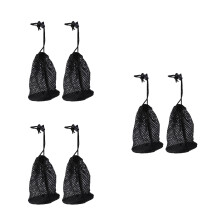 6Pièces De Rangement En Filet Nylon Noir Pour De Golf