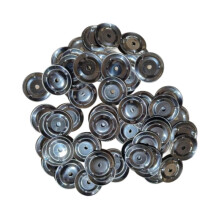 100Pcs 1.46 Inch Tambourine Cymbal Rings Bulk Pack Durable Metal Small Percussion Cymbals