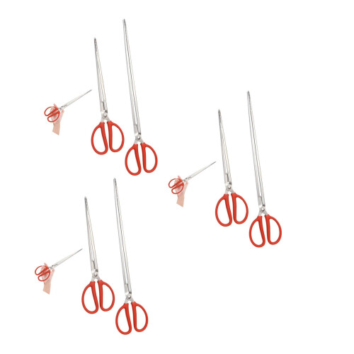 6Pièces Ramasse Déchets Ouvertures Rouges Pour Jardin