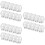 30Pièces Boules À Neige Transparentes Argentées DIY 1