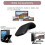 Foldable Bluetooth Mouse with Vertical Touch Scroll, Compatible with Laptop Tablet Smartphone, Ultra-Thin Portable Arc Design for Multi-System Use 1