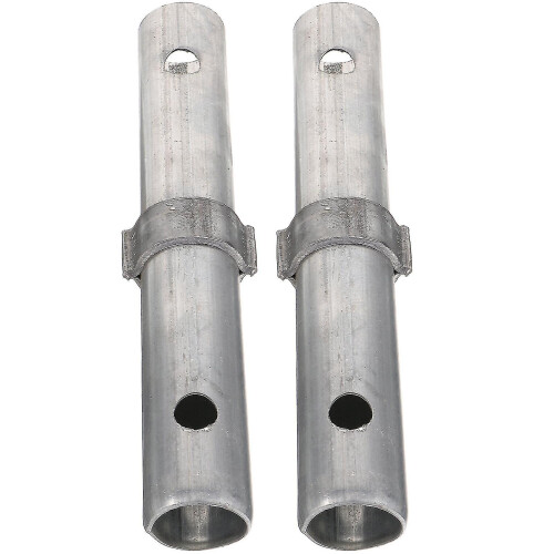 Scaffolding Pin Connector, 2 Pieces Solid Iron with High Load-Bearing Capacity, Reusable Thickened Design for Secure Assembly 2