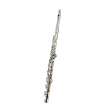 Professional 16 Hole White Copper Flute with Bright Clear Tone and Comfortable Finger Action
