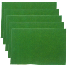 5Pcs Green Artificial Grass Mats for Miniature Fairy Gardens DIY Decor