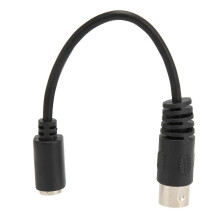 Toetsenbord-muisconverterkabel compatibel met PS2-console, DIN naar Mini DIN korte PVC-kabel van 0,15 m