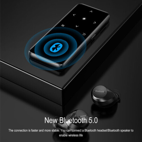 MP3 Player with Built-in Speaker, Voice Recorder, Bluetooth Audio and Support Expandable Memory 1