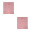 2Pièces Drap De Massage Réutilisable Rose En Confort Spa 1