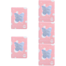 5Pcs Pink Mini Photo Albums DIY Photo Storage for Wedding Baby Travel