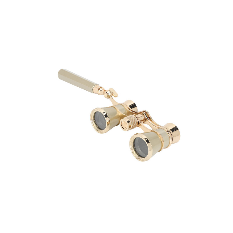 Metal Opera Glasses With Carrying Chain, 3X25 Prism Design For Clear Stage Concert Viewing, Portable Theatre Binoculars For Outdoor Use 6901508504158